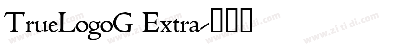 TrueLogoG Extra字体转换